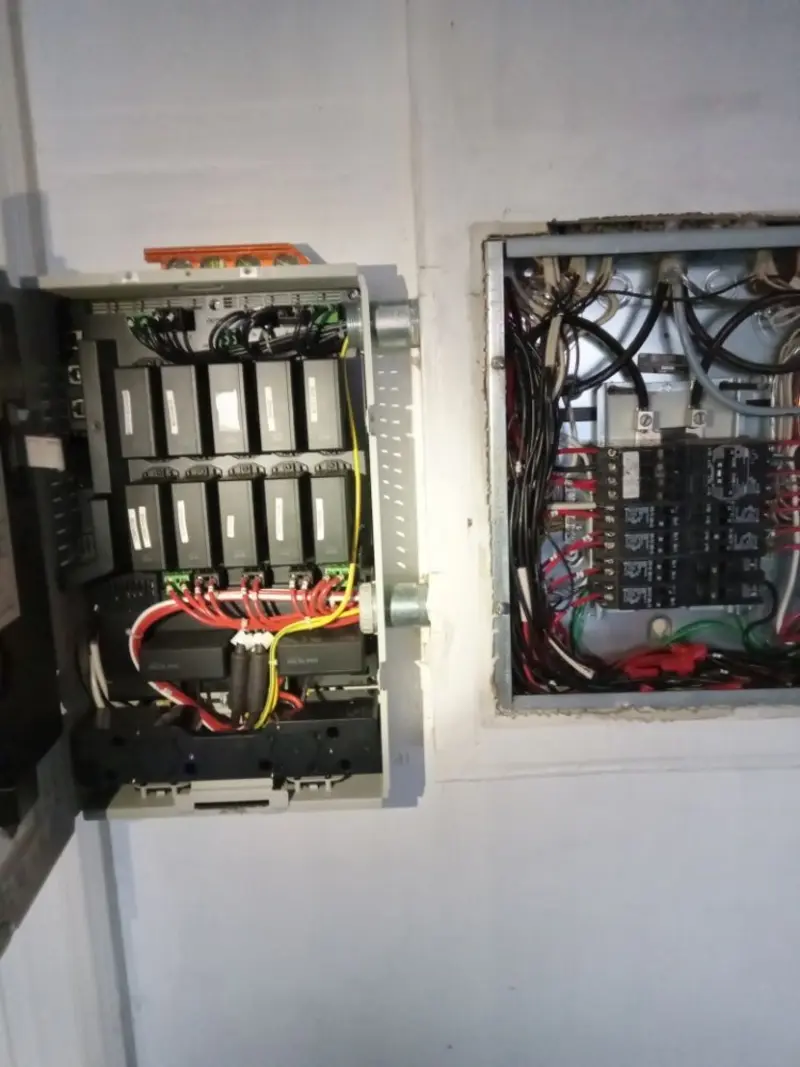 Electrical panel upgrade completed for Indoor Lighting Installation in Williamsburg